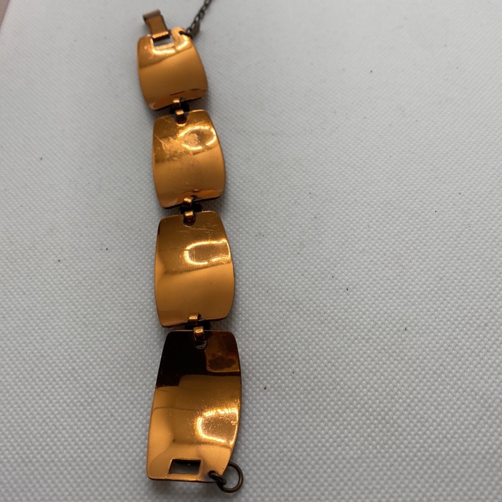Vintage Mid-Century Modern Genuine Copper Bracelet - Picture 4 of 5